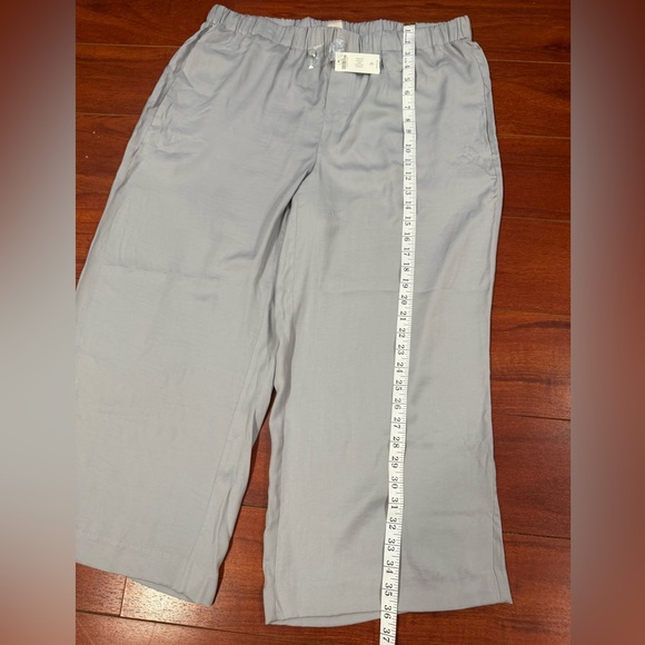 Chico's Gray Ankle Cropped Pants with Drawstring Waist - Picture 7 of 10